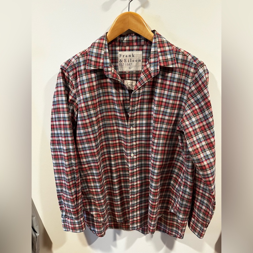 Frank & Eileen Multicolor Plaid Button Down Shirt